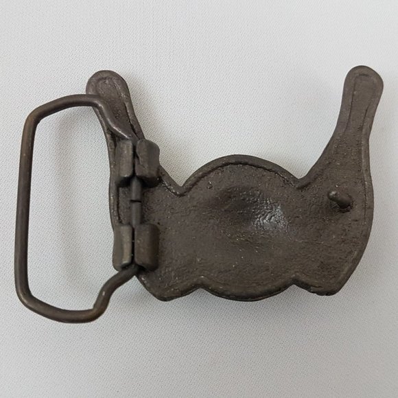 New Old Stock Vintage 1970s Bowling Pin 7 - 10 Split Collectible Belt Buckle - Picture 2 of 2